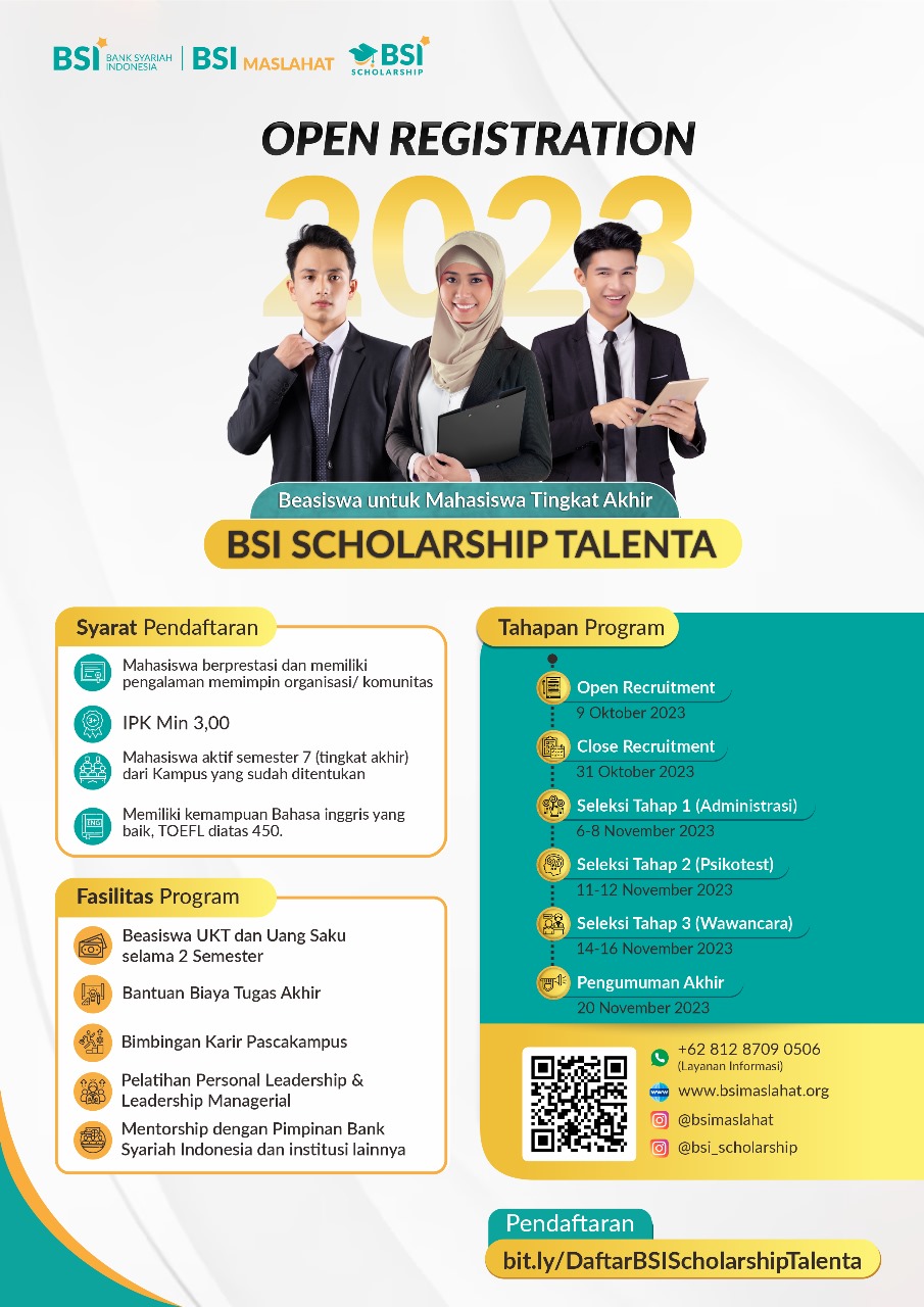 BSI Scholaship Talenta 2023